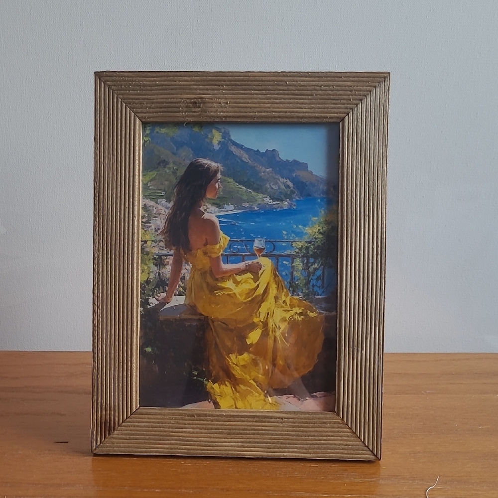 Rustic Brown Wooden Picture Frame